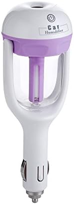 Car Humidifier Aroma Diffuser Mini Air Purifier with Auto Shut-off 50ML (Purple)