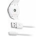 GEARPLEX Magnetic Smart Watch Charging Cable Compatible with Apple, Samsung, and Fitness Watches, Quick Charge USB Type-C, 7.62mm with 4-Pin Connections (USB Type-A [3 Feet], White)