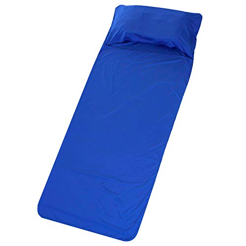 Doact Sleeping Bag Liner, Lightweight Cotton Camping Sheet Sleeping Sack Travel Sheet with Zipper, Ideal for Traveling, Hostels, Backpacking, Picnic 30” x 85”