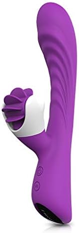 MeiYo Multi Frequency Cordless Personal Rotating Vibrant Toy for Wmen ,Waterproof &USB Rechargeable ,Silent (Purple)