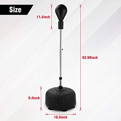 image for Ejoyous Boxing Punching Bag, Free Standing Speed Punching Ball Bag Hei