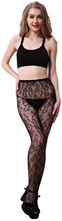 FULLRON Fishnet Tights Black Pantyhose