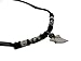 Real Tiger Shark Tooth Necklace - Spiral Necklace - Surfer Necklace - Unisex - Black Color