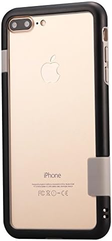 iPhone 7 plus Case, Slim Fit Protective Bumper Soft TPU Frame Case Cover All Side Protection for iPhone 7 plus 5.5 Inch (Black)