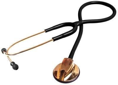 LY88 Stethoscope Medical Flat Silver Back Single Listening Headphones Specialty Cardiopulmonary Breathing Noise Ultra