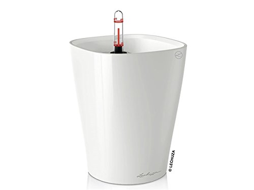 LechuzaDeltini Self Watering Planter - Gloss White