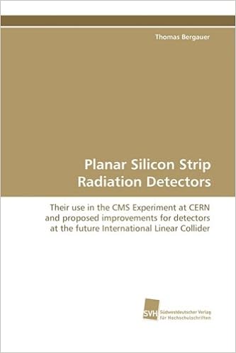 Amazon.com: Planar Silicon Strip Radiation Detectors (9783838102115): Thomas Bergauer: Books