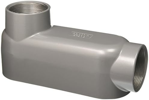 Killark OLB-8 LB Type Conduit Body, Aluminium, 3" Hub, 6 1/2" Width, 4 3/8" Height, 13 15/16" Overall Length, 173 Cubic Inch Volume