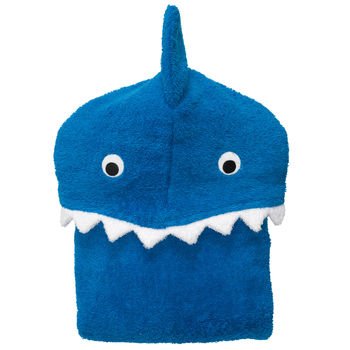 shark hooded towel