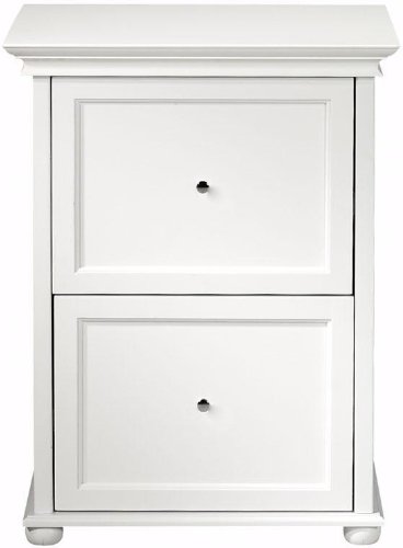 Amazon Com Home Decorators Collection White Two Drawer Wood File