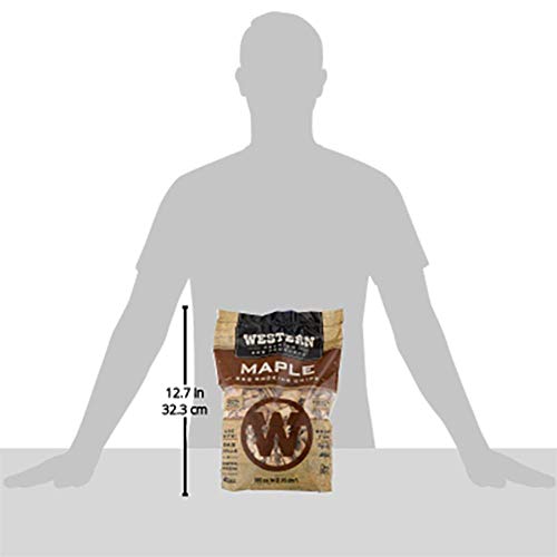 Western Premium BBQ Products Maple BBQ Smoking Chips, 180 cu in