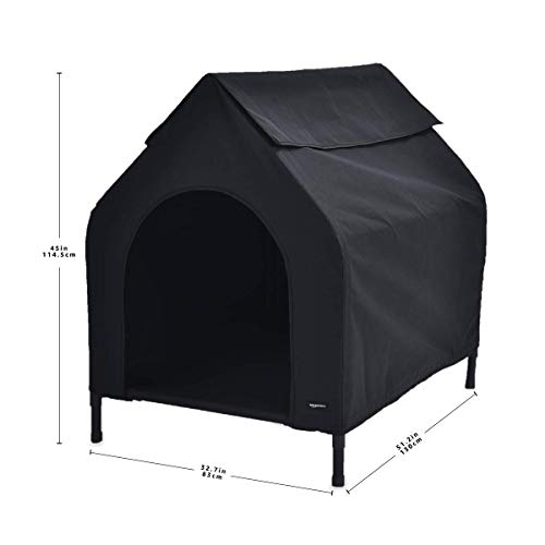 Amazon Basics Elevated Portable Pet House, Large (51 x 41 x 34 Inches
