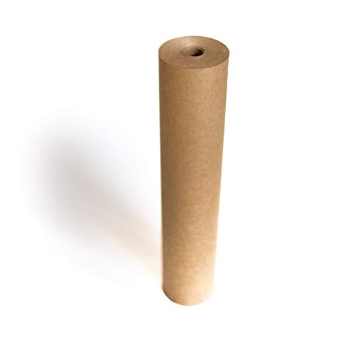 Kraft Brown Wrapping Paper Roll 18" x 2,400" (200 ft) 100 Recyclable