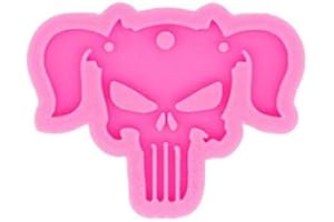 DIY STENCIL Shiny Glossy Skull Girl Shape Resin Keychain Mold Silicone Keychain Molds Clay Molds Halloween Necklace Jewelry Making Mold Skeleton Resin Silicone Molds