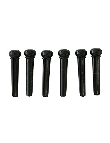 image for Metallor Bridge Pins for Acoustic Guitar Plastic String and Peg Replac
