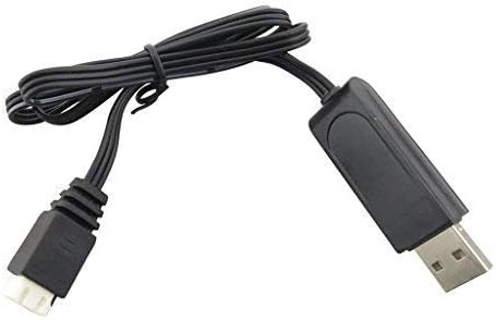 YUNIQUE GREEN-CLEAN-POWER - USB Charging Cable 7.4V for Drones, Black