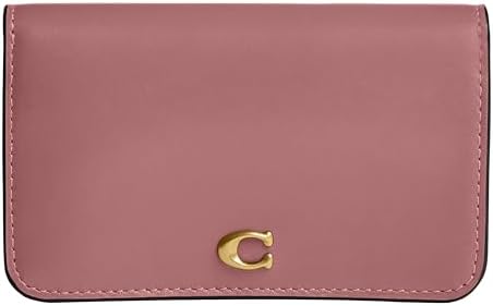 Coach Corner Zip Signature PVC Wristlet, 58035, KHAKI/SADDLE