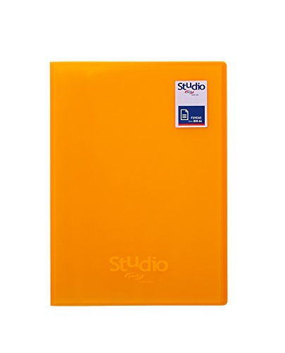 Pardo Studio Style 50 Pocket Polypropylene File - Orange