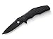 QSP Pocket Knife Pangolin QS105-C, Razor Sharp D2 Steel Blade and G10 Handle, Ball Bearing Mechanism Tactical Knife, Gift for Men(Black Titanium Coated Blade)