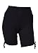 Private Island Hawaii Women UV Rash Guard Swimming Suit Sun Protection Shorts Hot Pants Bikini Bottom Adjustable Tie Side Boyshorts Black XX-Large