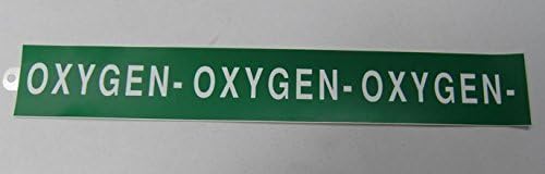 Global Manufacturing Oxygen Cylinder Sticker