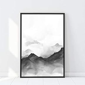 signwin Framed Canvas Wall Art Black and White...