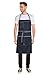 Chef Works Unisex Bronx Bib Apron, Indigo Blue, One Size