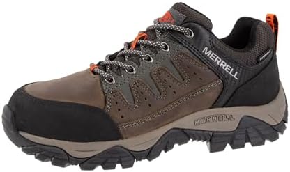 Merrell Work Boots Mens Size 7.5W Brown‎ Leather Waterproof Slip Resistant Shop Merrell Mens Fullbench Tact Work Boots J007949W  main image 4
