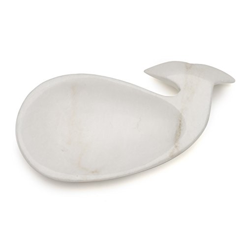 Thomas Paul Whale Soap Dish, 5", White Beachfront Decor