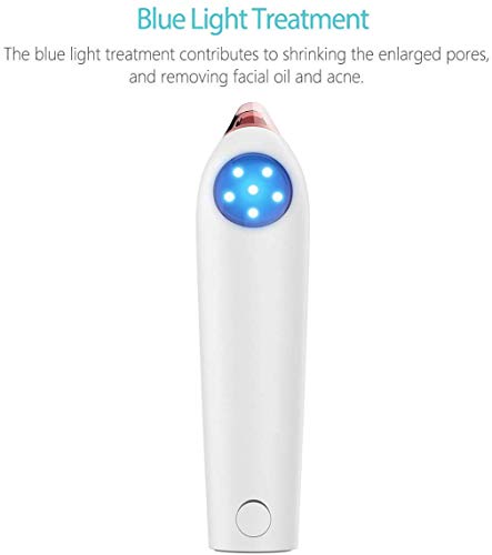 Blackhead Remover Vacuum Facial Pore Cleanser Electric Acne Comedone Extractor Kit USB Rechargeable Blackhead Suction Tool with 4 Changeable Functional Probes