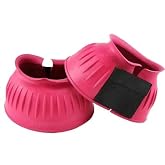 Grewal Equestrian Ribbed Rubber Bell Boots