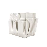 Martha Stewart MTS-CNVBG, 6 11-Inch Heavy-Duty Canvas Garden Bag with Interior and Exterior Pockets, with 6-Inch Pockets Inch Pockets