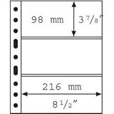 Lighthouse GRANDE 3C Stamp Stock Pages- 5 Pages