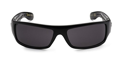 Locs Dark Lens Original Gangsta Shades Hardcore Men's Sunglasses - Black