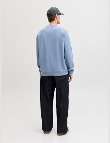 Jjearchive Graphic Sweat Crew Neck Noos, Blue Mirage., M