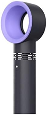Drawoz Portable USB Rechargeable Bladeless Fan Handheld Mini Cooler No Leaf Fan with 3 Speed Level