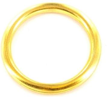 Securit Curtain Rings Brass x 18-20mm