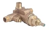Symmons 261XBODY Temptrol Brass Pressure-Balancing Shower Valve with Service Stops