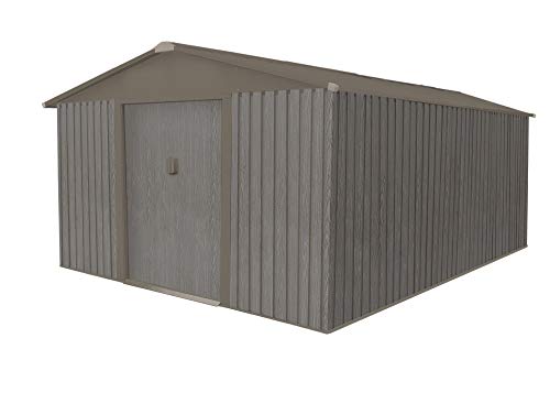 Chalet et Jardin 13-809727 Abri vieilli Gris 321 x 421 x 205 cm