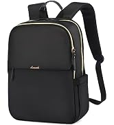 LOVEVOOK Laptop Backpack for Women,15.6 inch Preppy Bookbag Waterproof Travel Computer Backpack, ...