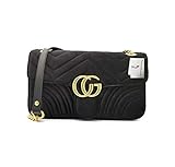 Quilted Purses and Handbags Black Crossbody Bags for Women Quilted Shoulder Bag Velvet