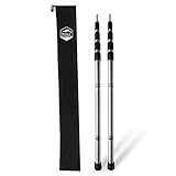 Ridge Outdoor Gear Adjustable Telescoping Tarp Tent Poles 2.75ft to 8ft XL Rod, Extending Portable Collapsible for Camper Awning Tarpaulin Camping