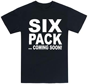 Funny Style Tees Six Pack Coming Soon Men T Shirt Small Amazon Sg Fashion