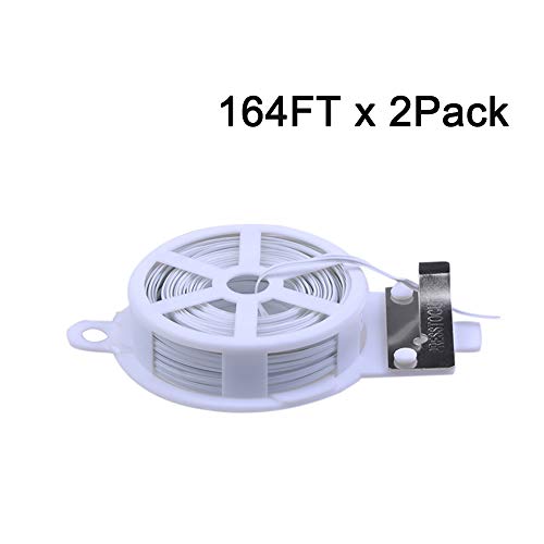 image for Mr Garden Mr. Garden White Sturdy and Recyclable Plant Twist Tie 65ft-