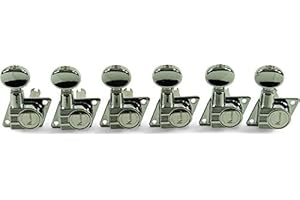 Kluson 6 In Line Revolution Series F-Mount Tuning Machines For Fender Guitars