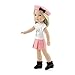 Emily Rose 14 Inch Fashion Doll Clothes 5-PC Parisian Skirt Outfit Gift Set, Including Boots and Matching Hat | Gift Boxed! | Compatible with 14.5