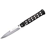 Cold Steel 26SPZ 4 Ti-Lite Folding Knife with ZY-EX Handle, Black/Silver