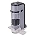 Carson MicroFlip 100x-250x LED Lighted Pocket Microscope with Flip Down Slide Base, Smartphone Adapter Clip, and UV Flashlight primary