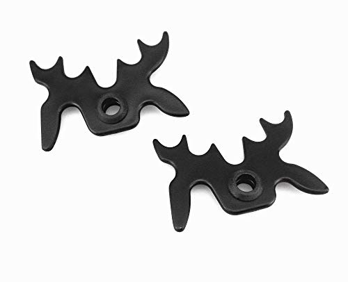 ISPIRITO Billiard Bridge Heads Plastic Moosehead Pool Game Accessories Slip on Portable Bridge Heads, Fits Most of Pool Sticks, 2 Pack - Thumbnail 4