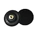 Rubber Backing Pad Black Rigid Backer Pads for Diamond Polishing Pads 5/8”-11 Hook and Loop Backing Pad (5 inch)
